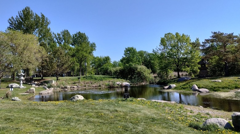 The peaceful Japanese Garden in Grand Forks, North Dakota