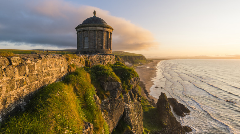 Mussenden Temple on the coast