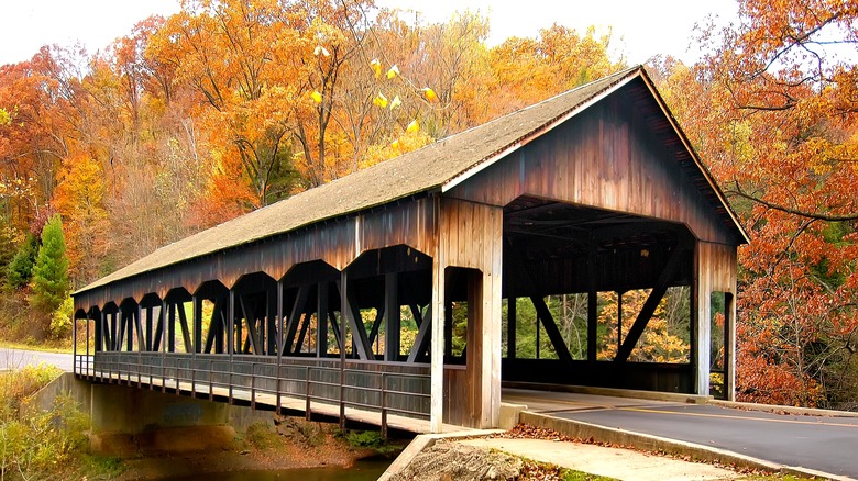 Mohican State Park wooden bridge