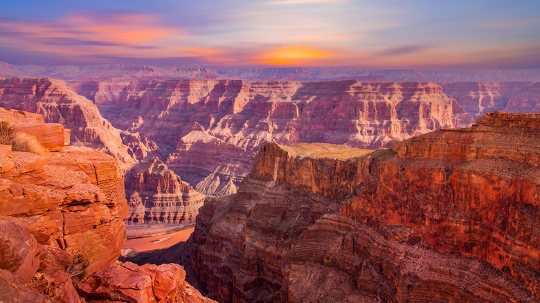Vivid hues of Grand Canyon