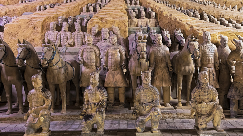 Terracotta army in Xi'an, China