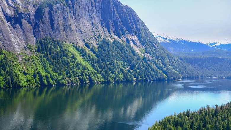 Aerial view of Misty Fjords National Monument