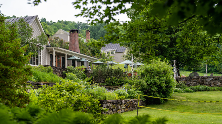 Cottage and main house at Twin Farms