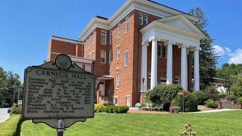 Carnegie Hall in Downtown Lewisburg, West Virginia