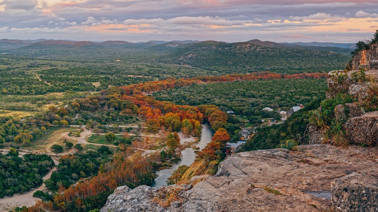 Garner State Park in autumn