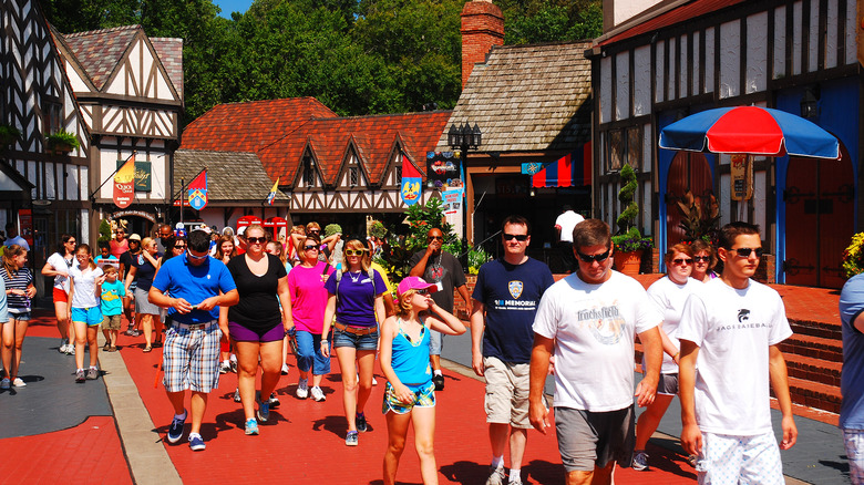 Tudor Village at Busch Gardens in Williamsburg