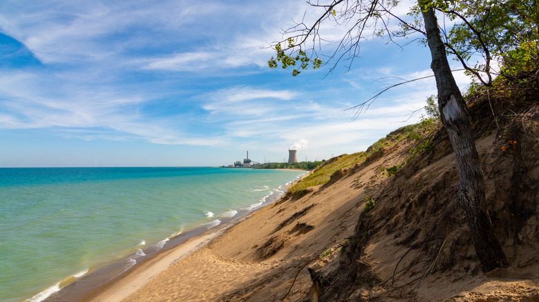 Lake Michigan shores from Mt. Baldy