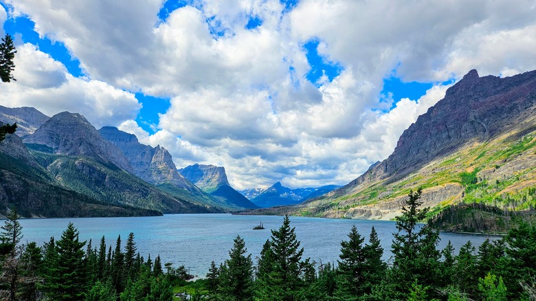 Wild Goose Island in Glacier National Park