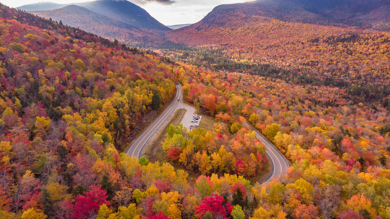 Kancamagus Highway New Hampshire fall foliage