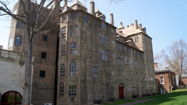 The Mercer Museum and lawn