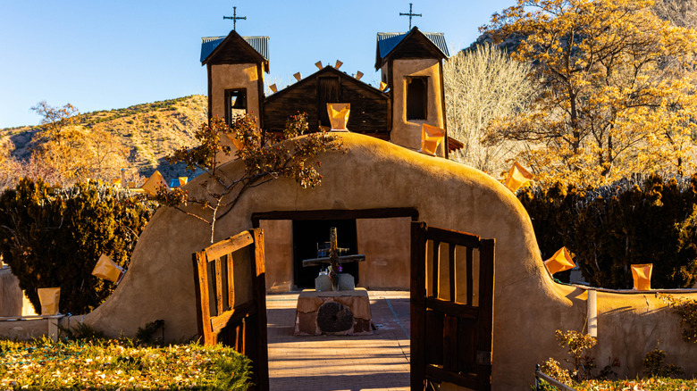 El Santuario de Chimayó in the Sangre de Cristo Mountains