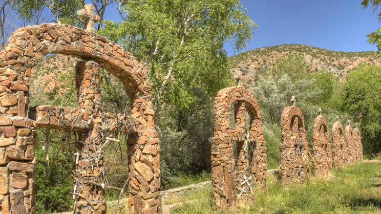 The arches near El Santuario de Chimayó