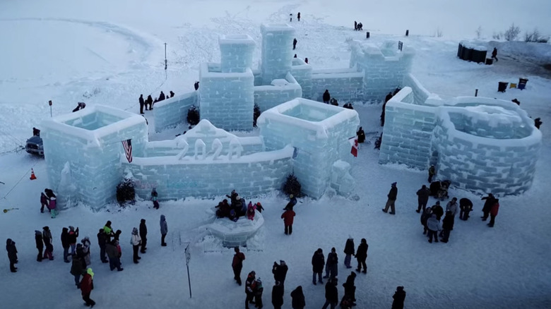 Saranac Lake Winter Carnival ice palace