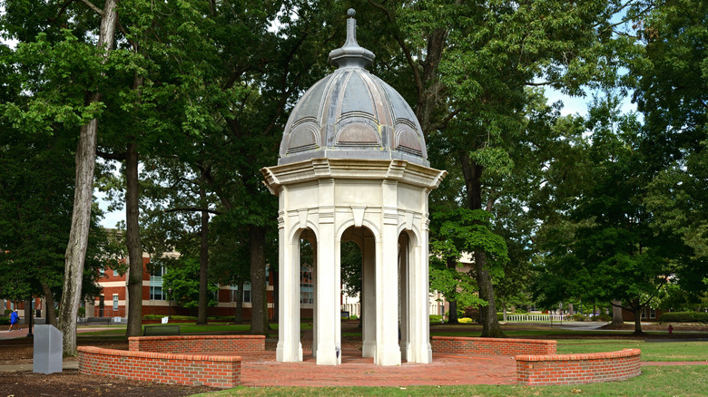 A gazebo on the East Carolina University campus in Greenville, North Carolina