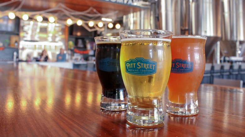 Colorful beers from Pitt Street Brewing Company