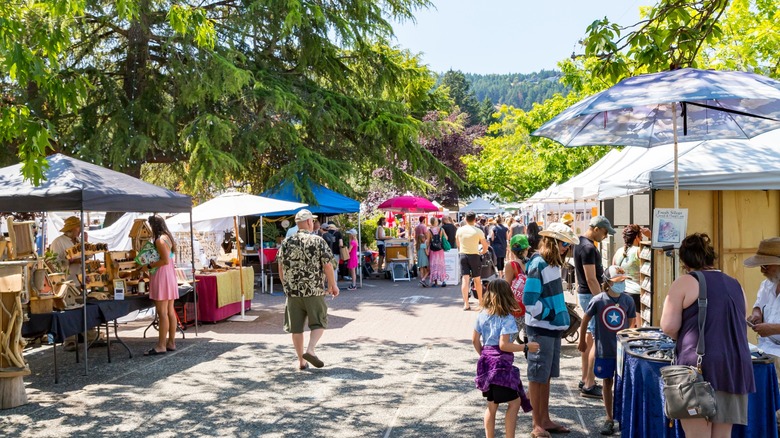 Salt Spring Island farmers market