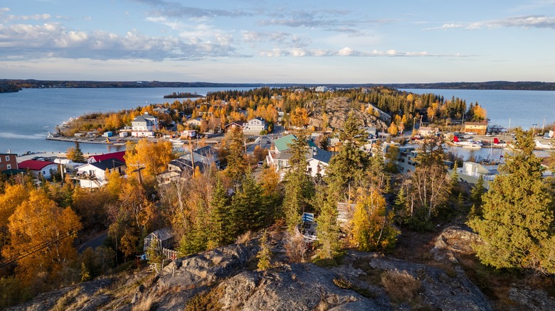 Yellowknife Old Town Great Slave Lake