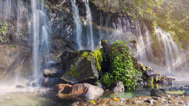 waterfalls in Juayua, El Salvador