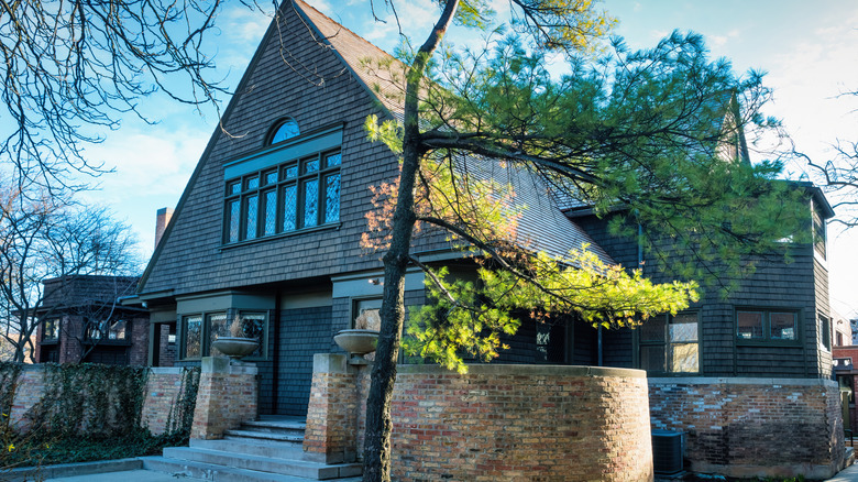 The Frank Lloyd Wright Home and Studio found in Oak Park, Austin, Chicago