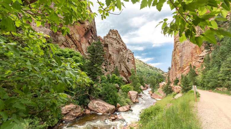 South Boulder Creek in Eldorado Canyon State Park in Colorado