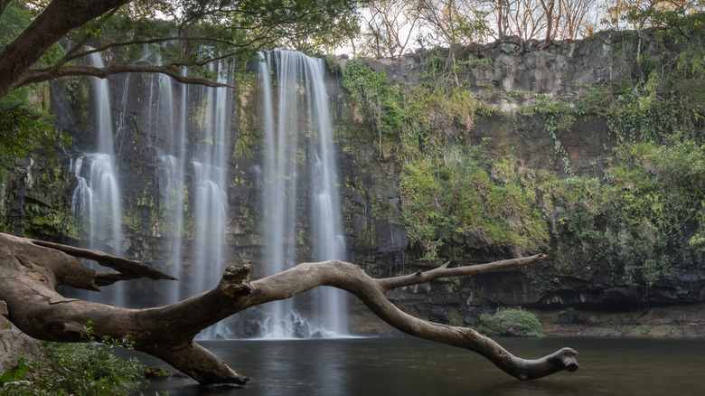 Llanos de Cortés waterfall in Guanacaste Costa Rica