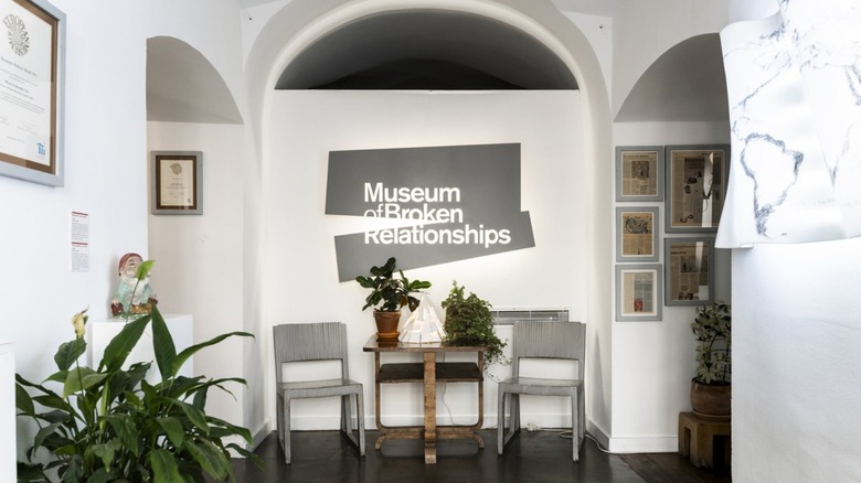 Interior of Museum of Broken Relationships