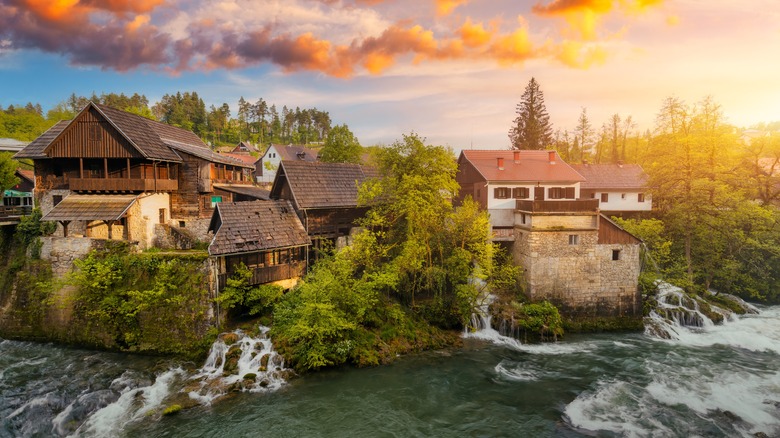 Village of Rastoke near Slunj in Croatia