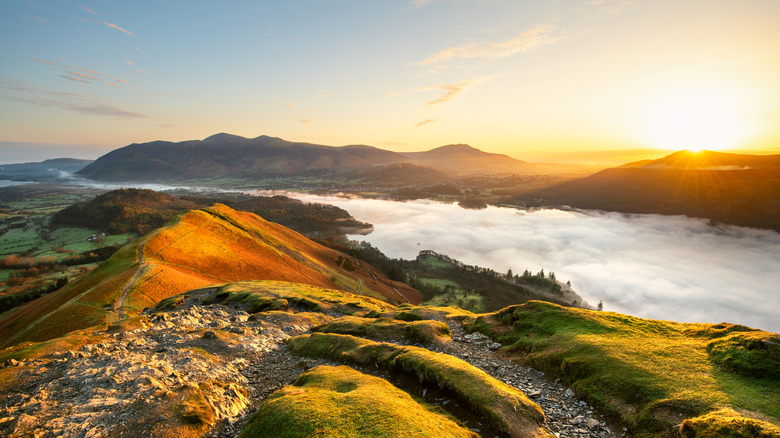 Sunrise from Catbells, Lake District National Park