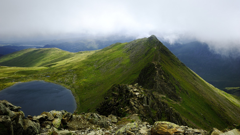 Striding Edge in Lake District National Park