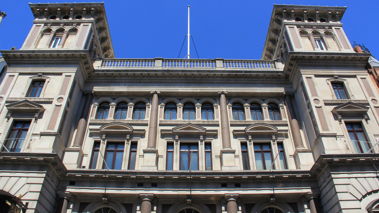 Facade of the Old Bank of England in London