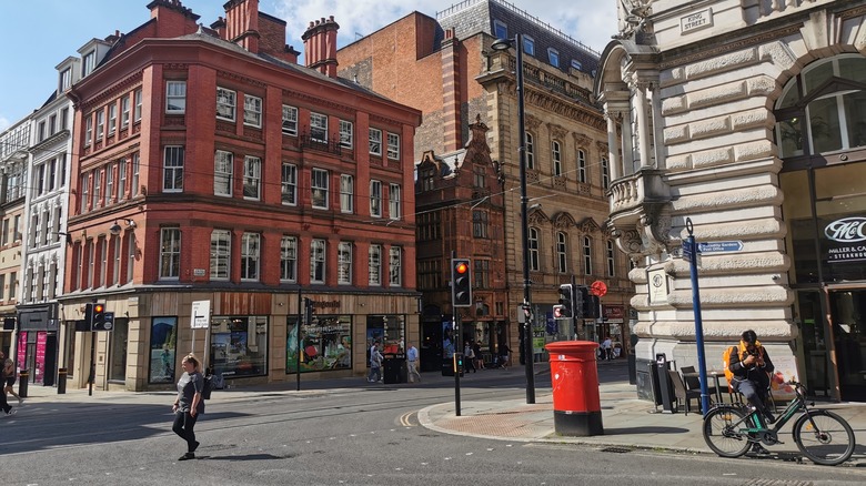 Manchester, England, city street