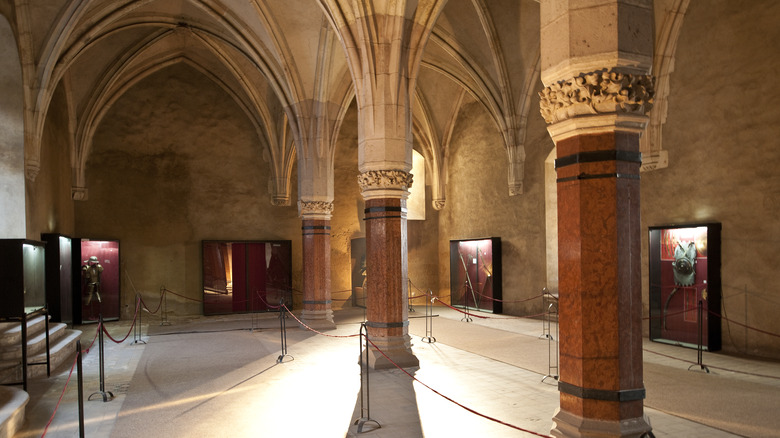 Vaulted ceiling of Corvins' castle