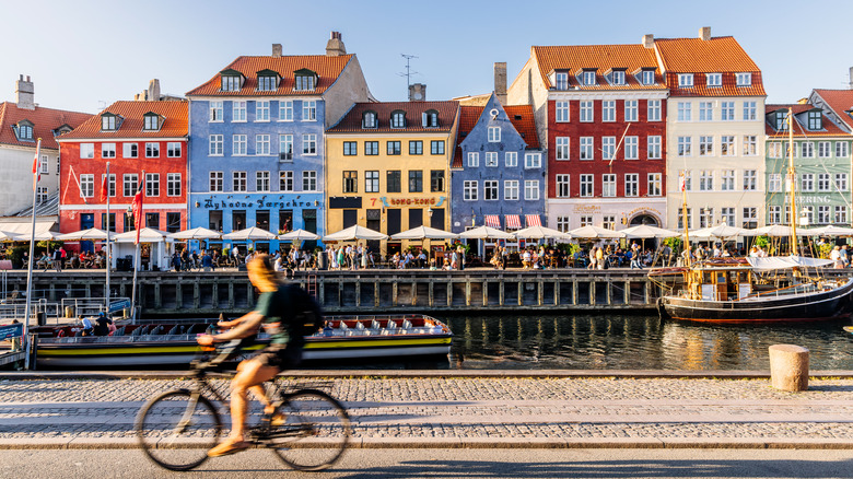 Biking in Copenhagen