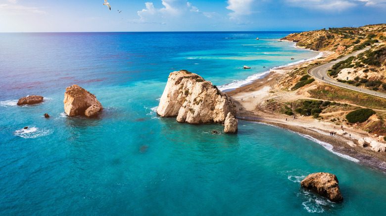 Aphrodite's Rock in Cyprus