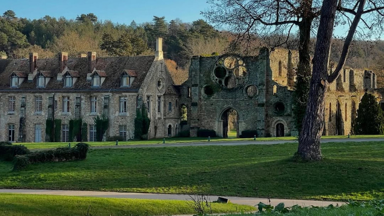 Exterior of the Abbaye des Vaux-de-Cernay