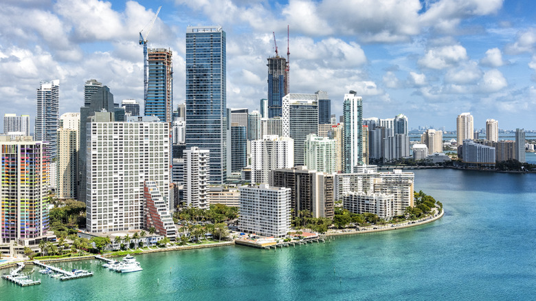 Downtown Miami from Biscayne Bay