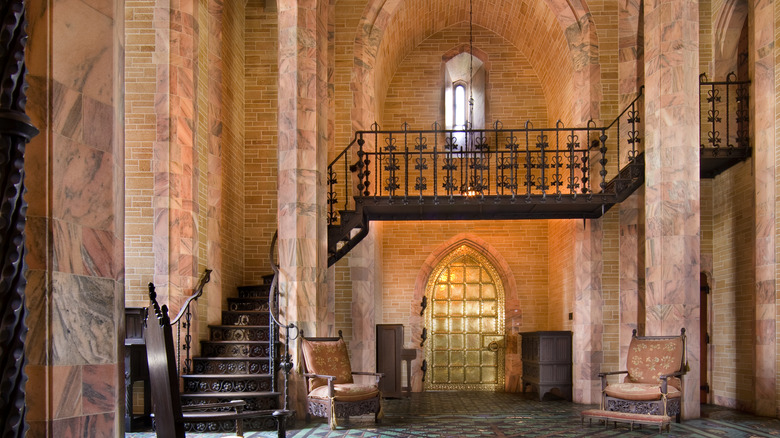 Inside the tower at Bok Tower Gardens