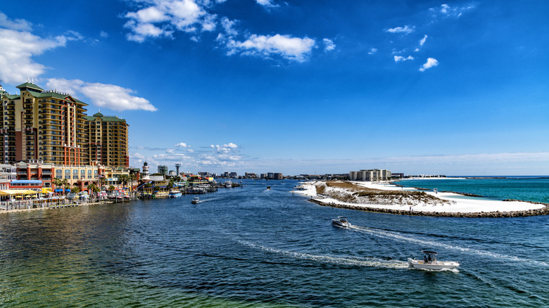 View of Destin Florida in daylight