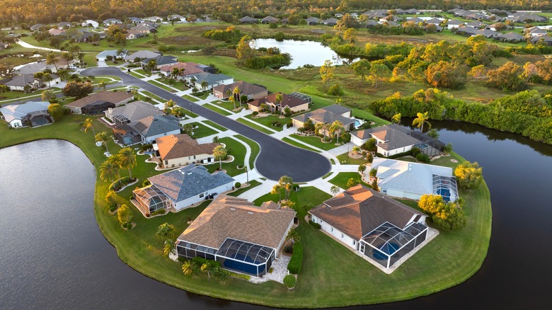 Aerial view of North Port Florida