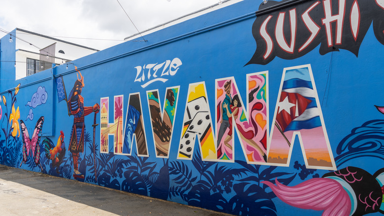 Little Havana mural in Miami