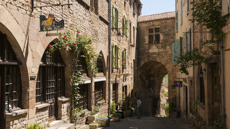 Medieval gate in Cordes-sur-Ciel, France