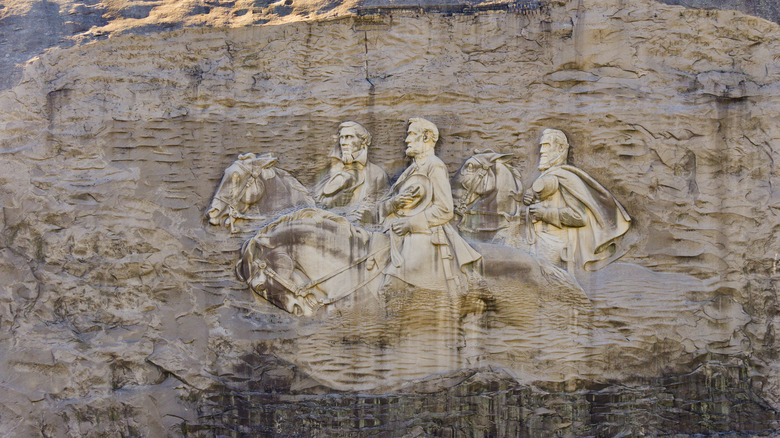 Confederate carving at Stone Mountain