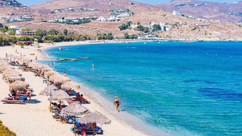 Mykonos beach