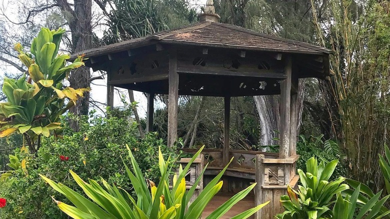 The Japanese tea house at Grove Farm museum on Kauai