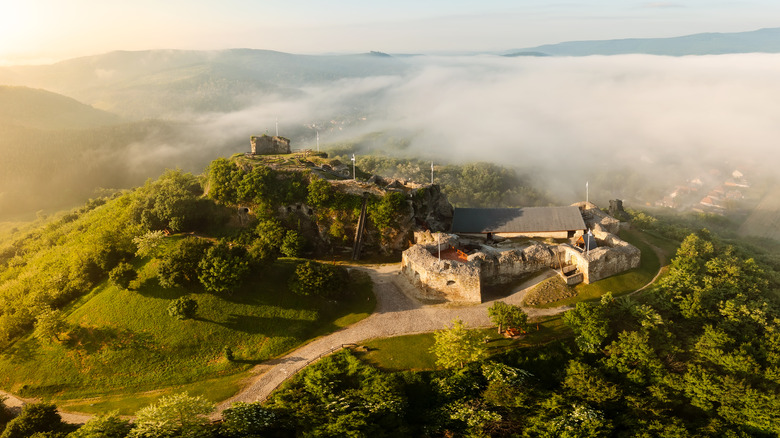 Historical fort in Mátra mountains