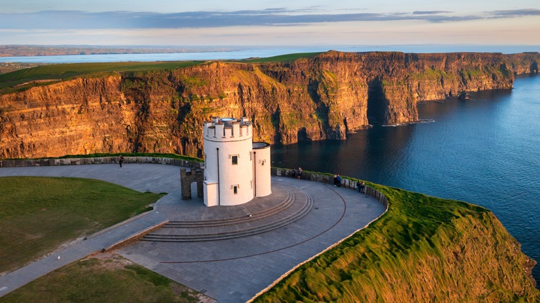 O'Brien's Tower and the Cliffs of Moher