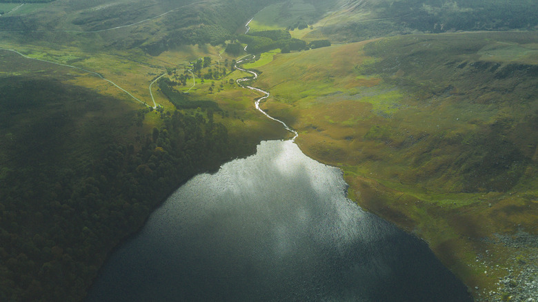 Lough Tay in Irelands