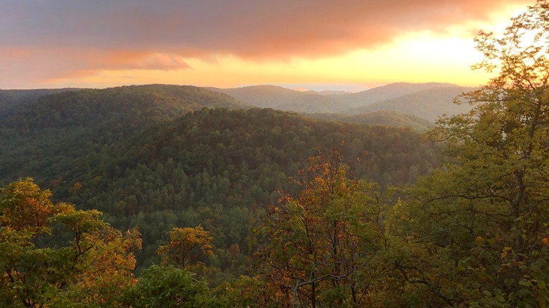 Berea, Kentucky forested mountain landscape