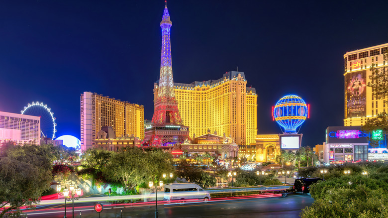 The Eiffel Tower on the Las Vegas strip