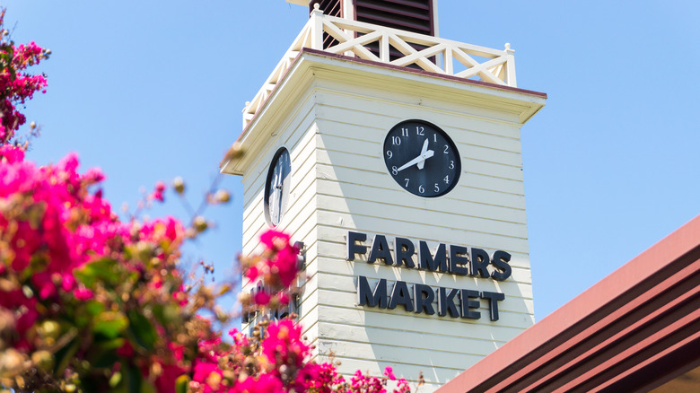 Clock tower at the Original Farmers Market, Los Angeles